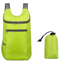 Sports Solid Color Square Zipper Functional Backpack sku image 21