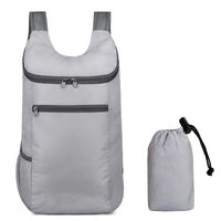 Sports Solid Color Square Zipper Functional Backpack sku image 25