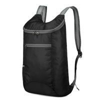 Sports Solid Color Square Zipper Functional Backpack main image 2