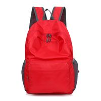 Fashion Solid Color Square Zipper Functional Backpack sku image 1