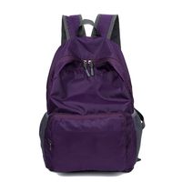Fashion Solid Color Square Zipper Functional Backpack sku image 6
