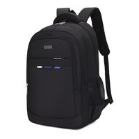 Fashion Solid Color Square Zipper Functional Backpack main image 2