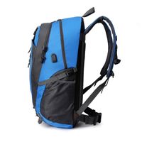 Sports Letter Oval Zipper Functional Backpack main image 5