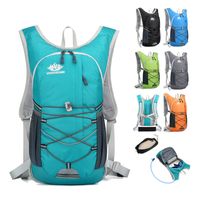 Sports Solid Color Pillow Shape Zipper Functional Backpack main image 1