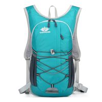 Sports Solid Color Pillow Shape Zipper Functional Backpack sku image 1