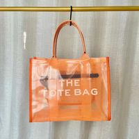 Women's Large Pvc Letter Plaid Fashion Square Zipper Tote Bag Crossbody Bag sku image 6
