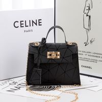 Fashion Geometric Square Buckle Chain Bag sku image 3