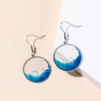 Simple Style Round Metal Drop Earrings main image 5