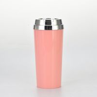 Solid Color Coffee Cup With Electroplated Lid Double-layer Insulated Business Water Cup Wholesale sku image 12