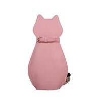 Women's Medium Pu Leather Animal Fashion Cat Zipper Crossbody Bag main image 5