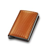 Unisex Solid Color Pu Leather Open Card Holders sku image 9