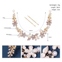 Alloy Fashion Flowers Hair Accessories  (hs-j5447 Rose Alloy) Nhhs0619-hs-j5447-rose-alloy sku image 21