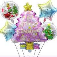 Christmas Christmas Tree Snowflake Aluminum Film Party Balloons sku image 9