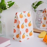 5 Types Of Cute Cartoon Small Animal Ins Style Paper Gift Bag Flat Ornament Candy Gift Gift Return Bag sku image 10