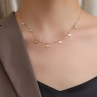 Fashion Dragonfly Stainless Steel Plating Necklace main image 1