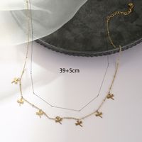 Fashion Dragonfly Stainless Steel Plating Necklace main image 2