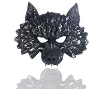 Halloween Wolf Plastic Masquerade Party Party Mask sku image 7
