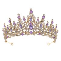 New Retro Luxury Full Diamond Alloy Crown Wedding Dress Wholesale Nihaojewelry sku image 5