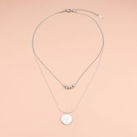 Stainless Steel Simple Style Plating Geometric Layered Necklaces main image 2