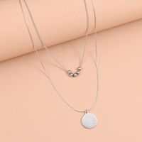 Stainless Steel Simple Style Plating Geometric Layered Necklaces sku image 1