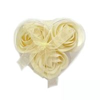 3 Heart-shaped Roses Soap Flower Gift Box Valentine's Day Creative Small Gift sku image 8