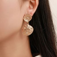 Fashion Shell Alloy Plating Drop Earrings main image 1