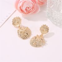 Fashion Shell Alloy Plating Drop Earrings main image 4