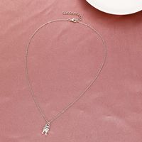 Fashion Robot Alloy Plating Necklace 1 Piece main image 5