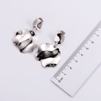 Simple Style Irregular Stainless Steel Earrings Plating Stainless Steel Earrings main image 2