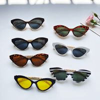 Unisex Fashion Leopard Pc Resin Cat Glasses Sunglasses main image 1