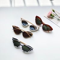 Unisex Fashion Leopard Pc Resin Cat Glasses Sunglasses main image 5