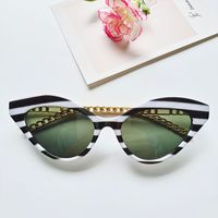 Unisex Fashion Leopard Pc Resin Cat Glasses Sunglasses sku image 3
