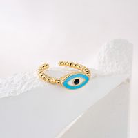 Fashion Eye Copper Open Ring Epoxy Copper Rings main image 2