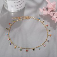 Fashion Multicolor Alloy Plating Resin Necklace 1 Piece main image 5