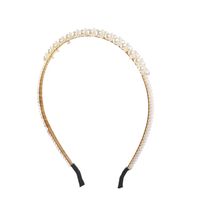 Sucré Géométrique Alliage Incruster Perles Artificielles Bande De Cheveux sku image 4