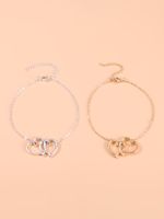 Fashion Heart Shape Alloy Anklet 1 Piece main image 6