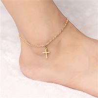 Ethnic Style Cross Alloy Plating Anklet 1 Piece main image 1