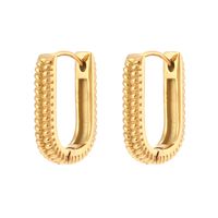 Fashion Geometric Plating Gold Plated Stainless Steel Gold Plated Earrings sku image 2