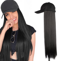 Women's Fashion Brown Light Brown Black Casual Chemical Fiber Centre Parting Long Straight Hair Wigs main image 1
