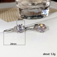 Fashion Geometric Copper Drop Earrings Plating Zircon Copper Earrings main image 7