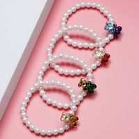 Cute Bear Plastic Handmade Artificial Pearls Bracelets main image 5