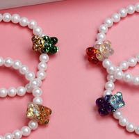 Cute Bear Plastic Handmade Artificial Pearls Bracelets main image 3