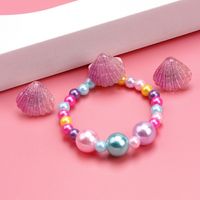 Beach Shell Plastic Beaded Rings Earrings Necklace main image 1