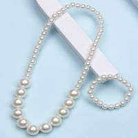 Style Simple Géométrique Résine Perlé Perle Artificielle Bracelets Collier 1 Jeu main image 4
