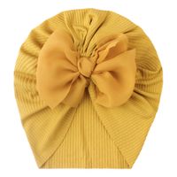Children Unisex Fashion Solid Color Bow Knot Baby Hat main image 5
