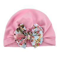 Girl's Fashion Ditsy Floral Bow Knot Baby Hat sku image 9