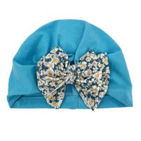 Girl's Fashion Ditsy Floral Bow Knot Baby Hat sku image 5