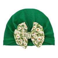 Girl's Fashion Ditsy Floral Bow Knot Baby Hat sku image 4