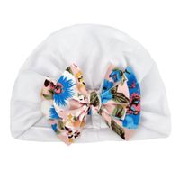 Girl's Fashion Ditsy Floral Bow Knot Baby Hat sku image 8