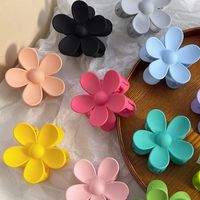 Sweet Flower Plastic Resin Hair Claws 1 Piece main image 3
